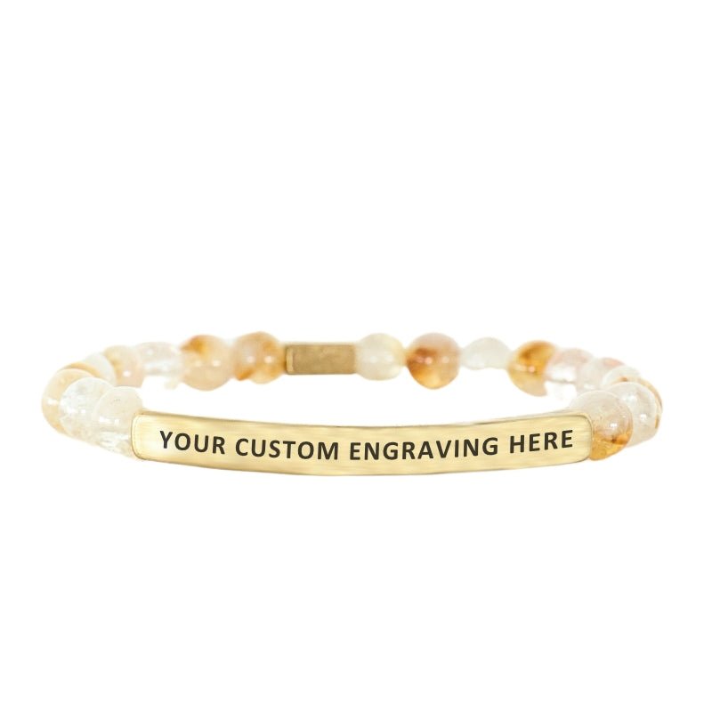 Citrine Custom Bracelet - Inspiration Co.
