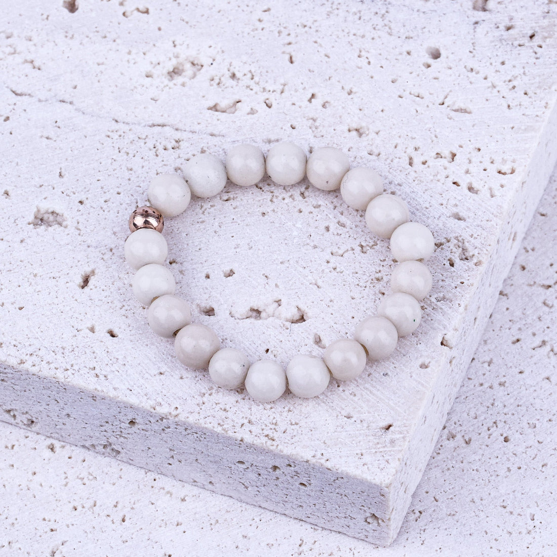 EARTHSTONE STRETCH RING - MATTE JASPER - Inspiration Co.